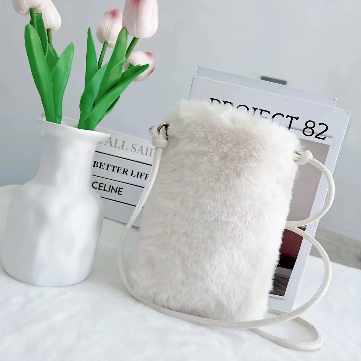 Teddy Fleece Cross Body Bag – Bild 4