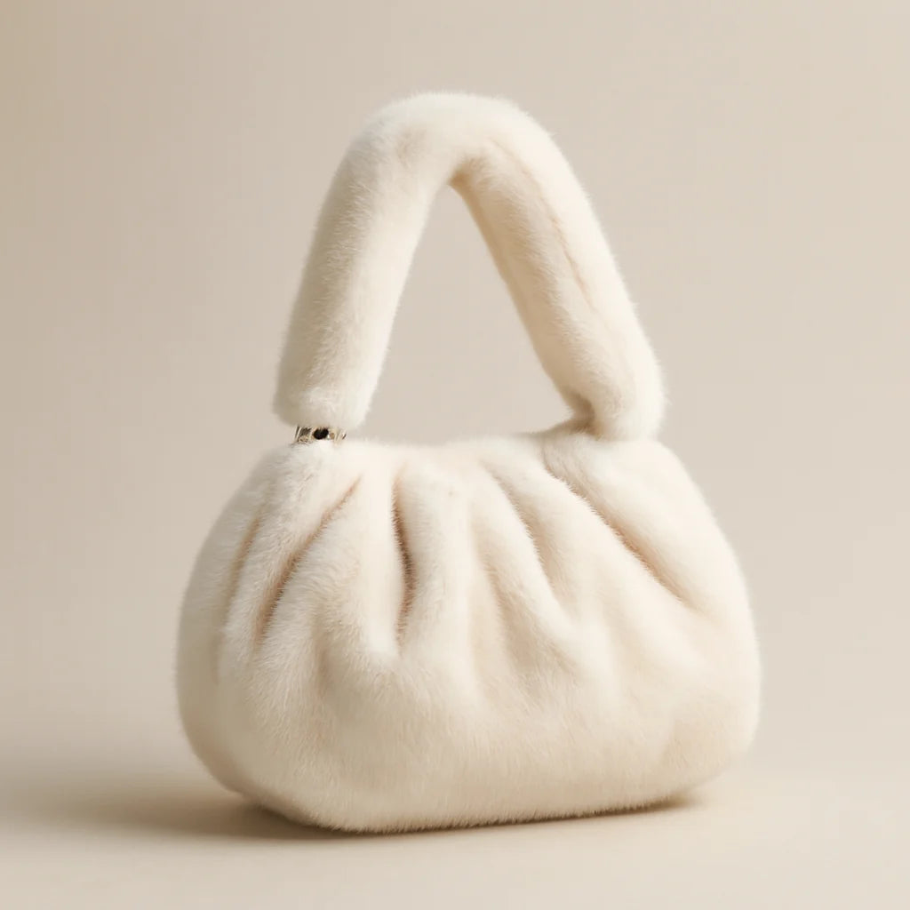 Braune Teddy Tasche