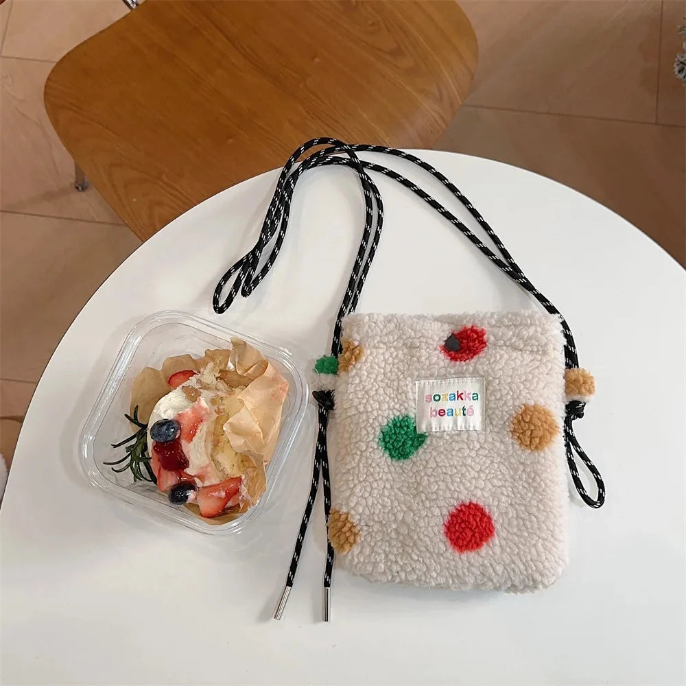 Plüsch Tasche Umhängetasche – Bild 2