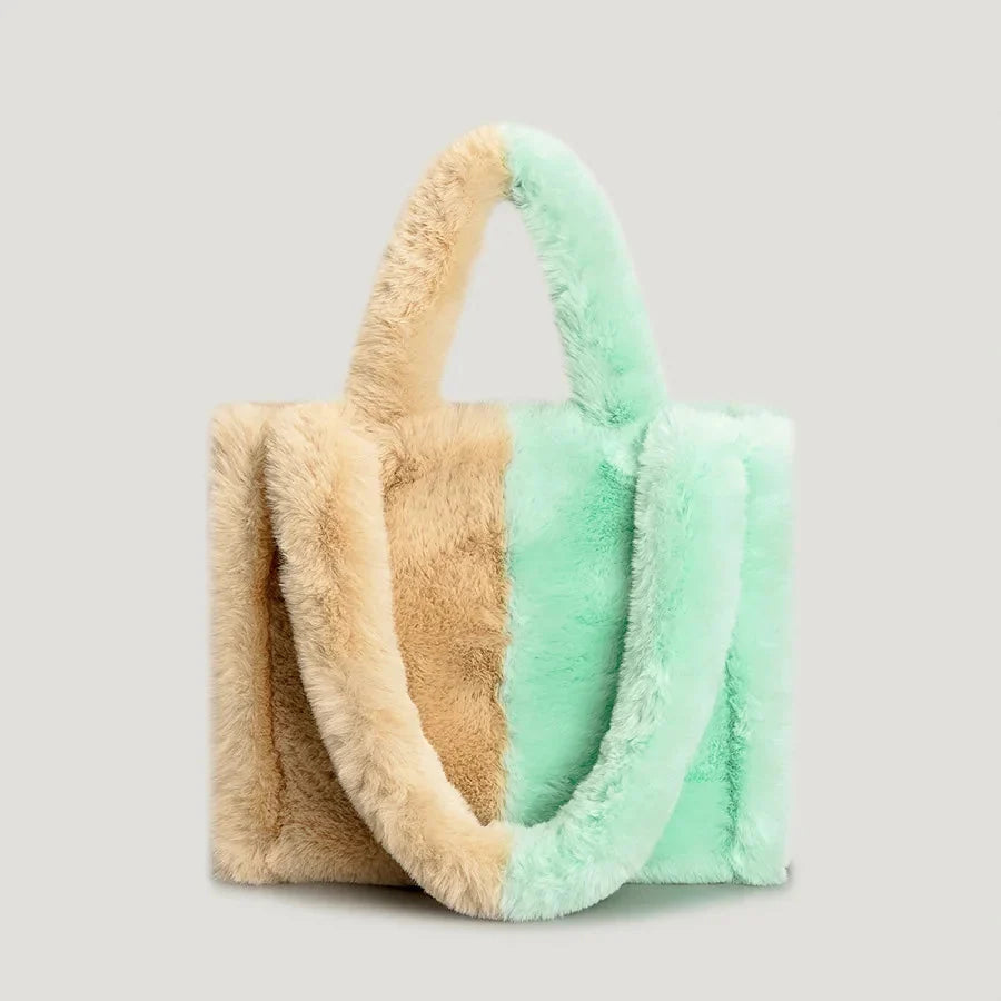 Plüsch Tasche Damen – Bild 2