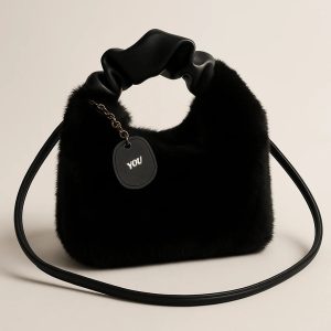 Felltasche Schwarz