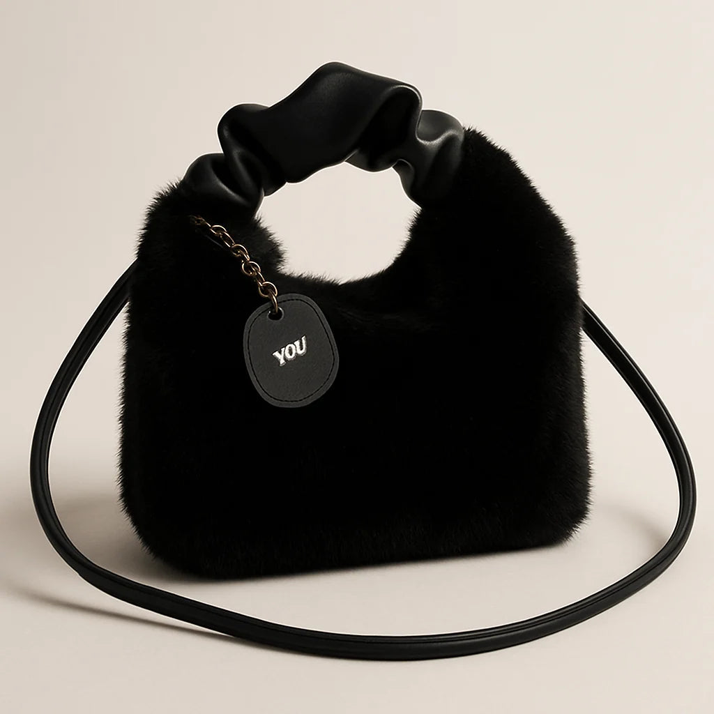 Felltasche Schwarz