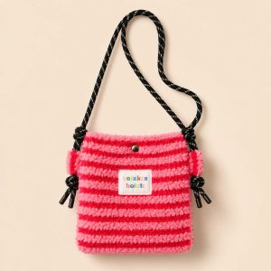 Pinke Plüsch Tasche