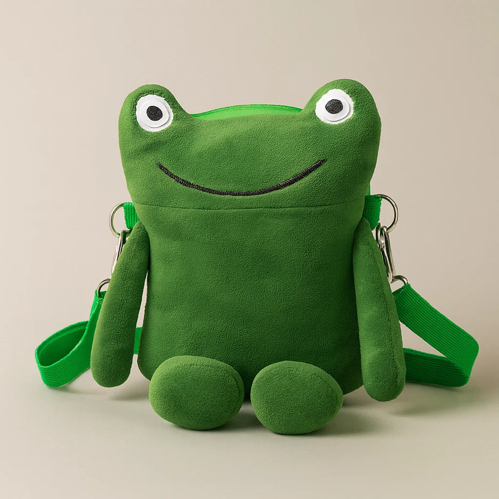 Plüsch Tasche Grün