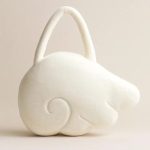 Weiße Plüsch Tasche