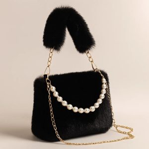 White Fluffy Bag